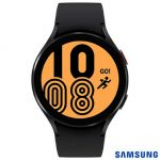 Galaxy Watch4 BT 40 mm Samsung Preto com 1,2″, Pulseira de Fluorelastômero, Bluetooth e 16GB – SM-R860NZKPZTO