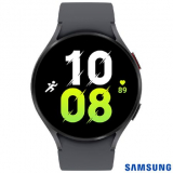 Galaxy Watch5 BT 44mm Samsung Grafite com 1,4″, Pulseira de Fluoeratômero, Bluetooth e 16GB