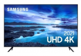 Smart TV Samsung 75″ UHD 4K UN75AU7700GXZD Processador Crystal 4K Tela sem limites Visual Livre de Cabos Alexa built in Controle Único