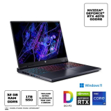 Notebook Predator Helios  Neo Notebook Acer Predator PHN16-72-99MY Intel Ci9 14900HX 14ª Gen 32GB 1TB SSD RTX 4070 W11 Home