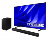 Samsung Smart TV 85″ Crystal UHD 4K 85DU8000 – Painel Dynamic Crystal Color, Gaming Hub + Soundbar HW-B550/ZD