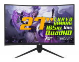 Monitor Gamer SuperFrame Precision, 27 Pol, Curvo, Quad HD, 124.4% sRGB, FreeSync/G-Sync, 1ms, 165Hz, HDMI/DP, SFV2701G