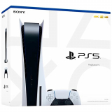 Console Playstation 5 Sony, SSD 825GB, Controle sem fio DualSense, Com Mídia Física, Branco – 1214A