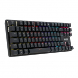 Teclado Mecanico Gamer Mancer Shade MK2, Rainbow, Switch Huano Vermelho, Preto, MCR-SHM2-RBW01RD