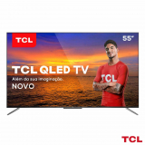 Smart TV TCL QLED Ultra HD 4K 55″ Android TV com com Google Assistant, Design sem Bordas e Wi-Fi – QL55C715