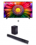 Combo Smart TV LG 75” 4K UHD UR8750 – HDR WiFi Bluetooth Alexa + Sound Bar LG SQC2