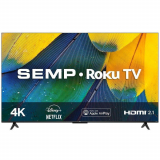 Smart TV LED 50″ 4K UHD Semp RK8600 – Roku, Alexa, Wifi