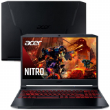 ACER Notebook Gamer Nitro 5 AN515-57-740K Intel Core i7 11800H 8GB 512GB SSD (NVIDIA GeForce GTX 1650) LED 15,6 FHD IPS W11 Preto vermelho