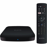 Receptor de TV Via Internet Streaming Box Elsys, Android TV – ETRI02, 4K e Conversor de TV Digital