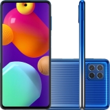 Smartphone Samsung Galaxy M62 128GB 8GB RAM Bateria de 7.000mAh Tela 6.7” 4G Câmera Quádrupla + Selfie 32MP – Preto