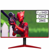 Monitor Gamer 20 Full HD LED 2ms 75Hz hdmi hq Moba 20GHQ75 Preto e vermelho