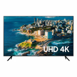 Smart TV 75″ UHD 4K Samsung 75CU7700, Processador Crystal 4K, Samsung Gaming Hub, Visual Livre de Cabos, Tela sem limites, Alexa built in