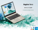 Notebook Acer Vero AV15- 51-53AP i5 Windows 11 Home 8Gb 256Gb SSD 15.6” Sustentável PCR Reciclado