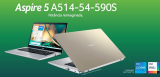 Notebook Acer Aspire 5 A514-54-590S Intel Core i5 11ª Gen Windows 11 Pro 8GB 256GB SDD 14′ Full HD
