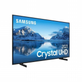 Smart TV 60″ Crystal UHD 4K Samsung 60AU8000, Painel Dynamic Crystal Color, Design slim, Tela sem limites, Visual Livre de Cabos