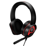 Headset Gamer XPG, Emix H20, 7.1 Virtual Surround, RGB, USB, Black/Red, 75260008