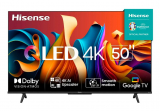 Smart TV Hisense 50 Polegadas 50Q6N 4K UHD QLED HDR10mais Dolby Vision Atmos Google TV