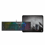 Kit Gamer Corsair, Teclado K60 Pro RGB, ABNT2 + Mouse Harpoon Pro RGB, 12000DPI, 6 Botões + Mousepad MM300 – CH-910D519-BR