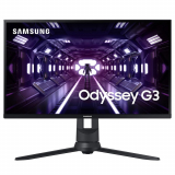 Monitor Gamer Samsung Odyssey 27, Fhd, 144 Hz, 1ms, Hdmi, Dp, Vga, Freesync, Preto, Série G3