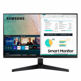 Monitor Smart Samsung 24” Full HD IPS Wi-Fi Bluetooth Tizen Tap View HDMI HDR Série M5 Preto