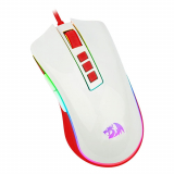 Mouse Gamer Redragon Cobra, RGB, 7 Botões, 10000DPI, Lunar White – M711W