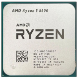 Processador AMD Ryzen 5 5600, 3.5GHz (4.4GHz Max Turbo), Cache 35MB, AM4, Sem Vídeo