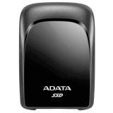 SSD Externo Adata SC680 960GB, USB 3.2 Tipo C, Resistente à Choque, Preto – ASC680-960GU32G2-CBK