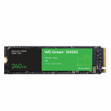 SSD WD Green SN350, 240GB, M.2 NVMe, Leitura 2400MB/s e Gravação 900MB/s, WDS240G2G0C