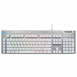 Teclado Mecânico Gamer Logitech G815 com RGB LIGHTSYNC, Teclas G Programáveis, USB Passthrough, Controles de Mídia Dedicados, Design Ultrafino e Exclusivo Switch de Perfil Baixo GL Tactile