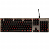 Teclado Gamer G413 Mecânico Carbon com Iluminação Vermelha, USB Passthrough e Switch Exclusivo Romer – Logitech G